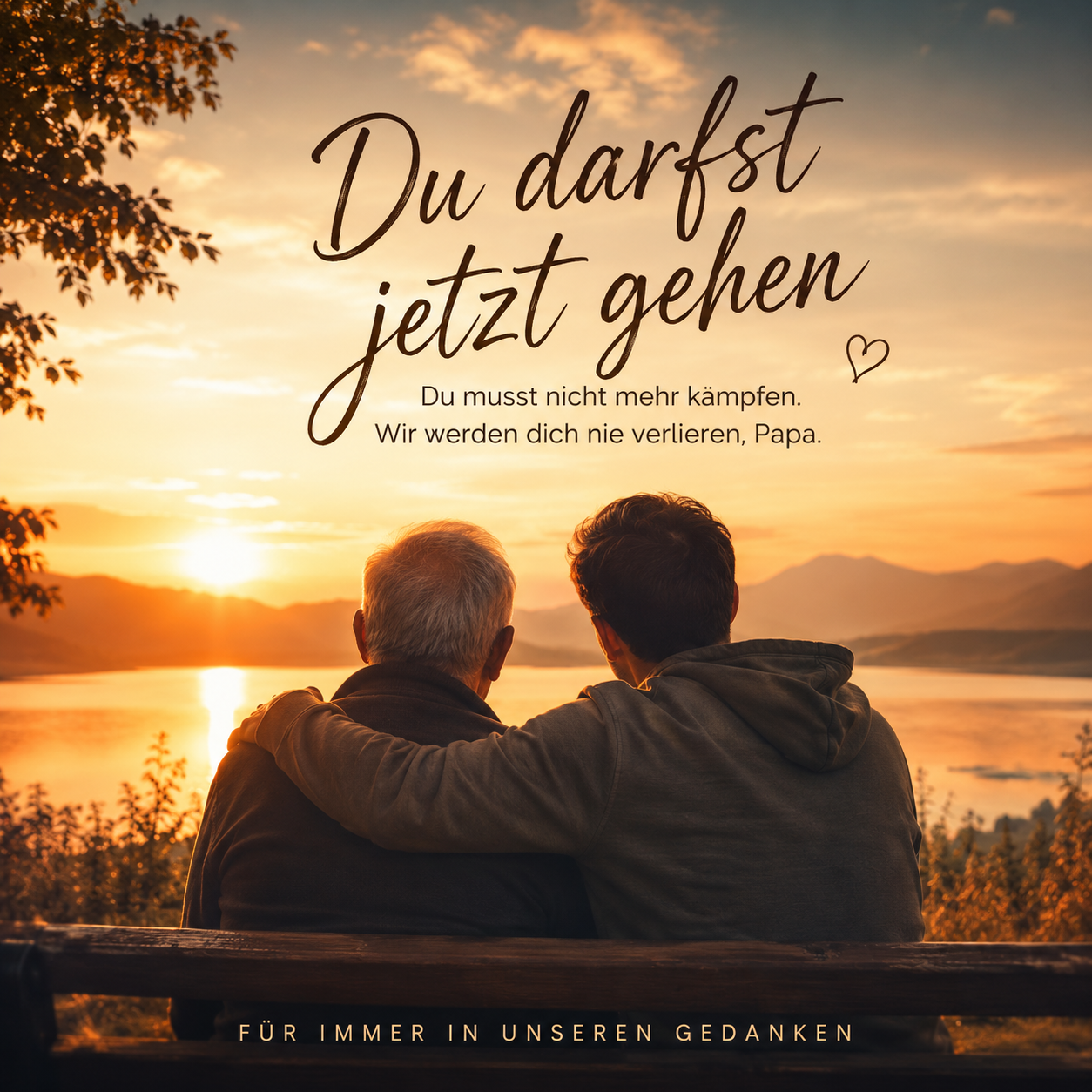 Du darfst jetzt gehen